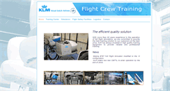 Desktop Screenshot of klmflightcrewtraining.com