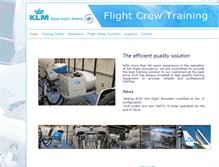 Tablet Screenshot of klmflightcrewtraining.com